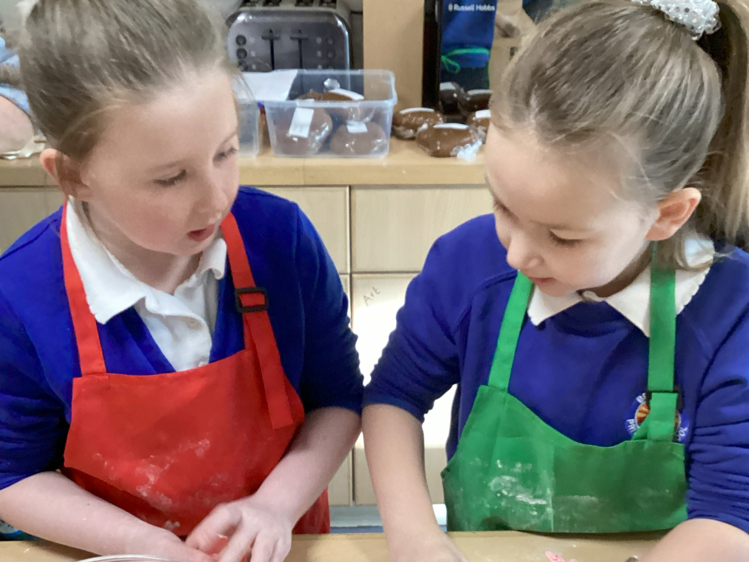 Y4 baking biscuits